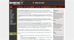 Desktop Screenshot of bargaintees.com